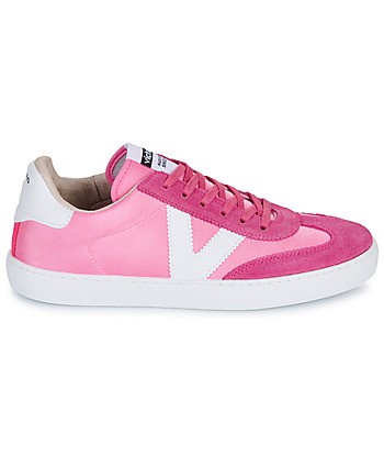 Baskets basses femmes Victoria BERLIN SERRAJE  NYLON Rose