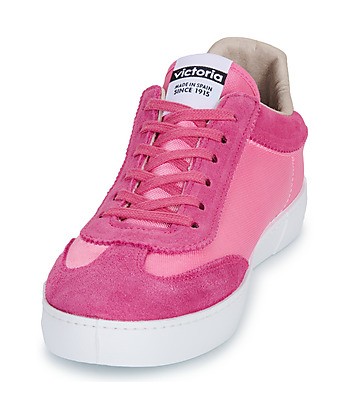 Baskets basses femmes Victoria BERLIN SERRAJE  NYLON Rose