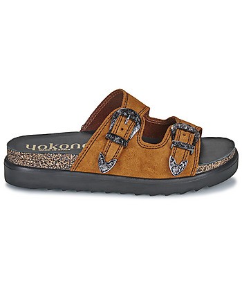 Sandales femmes YOKONO TUNEZ Marron