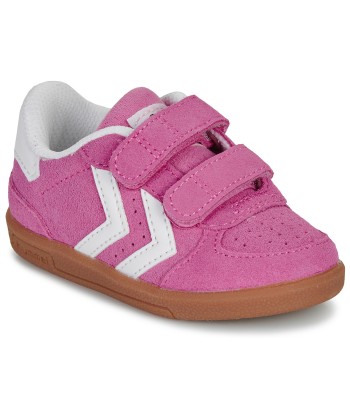 Baskets basses enfant filles hummel VICTORY SUEDE II INFANT Rose