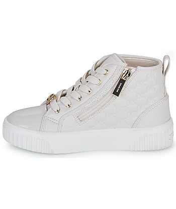 Baskets montantes enfant filles MICHAEL Michael Kors SKATE SPLIT Beige