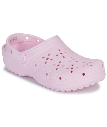 Sabots femmes Crocs Classic Floral Cut Out Clog Rose