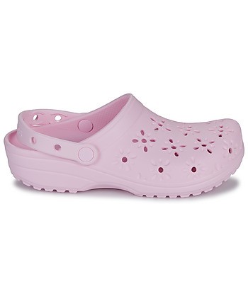 Sabots femmes Crocs Classic Floral Cut Out Clog Rose