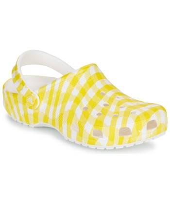 Sabots femmes Crocs Classic Gingham Clog Blanc