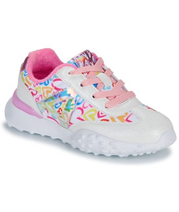 Baskets basses enfant filles Agatha Ruiz de la Prada BOMBA Blanc
