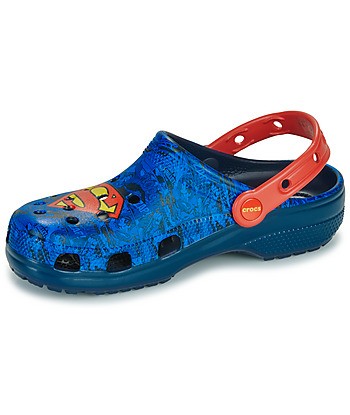 Sabots enfant garcons Crocs Superman Classic Clog K Bleu