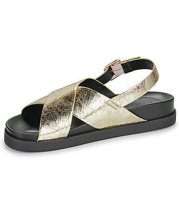 Sandales femmes Only ONLMINNIE-2 PU SLINGBACK SANDAL Doré