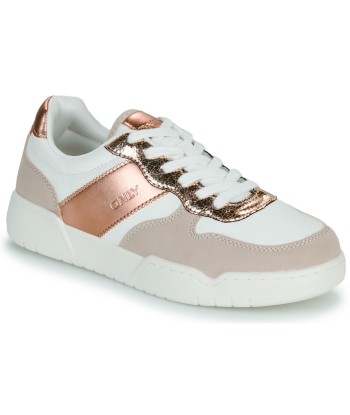 Baskets basses femmes Only ONLSWIFT-4 SIDE PANEL PU Beige