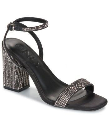 Sandales femmes Only ONLALYX-28 BLING HEELED SANDAL Noir