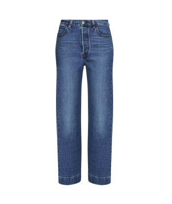 Jeans femmes Levis RIBCAGE STR ANK TAILORED Bleu