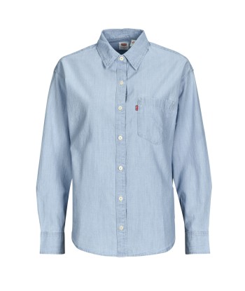 Chemise femmes Levis HARLIE NEW BF SHIRT Bleu