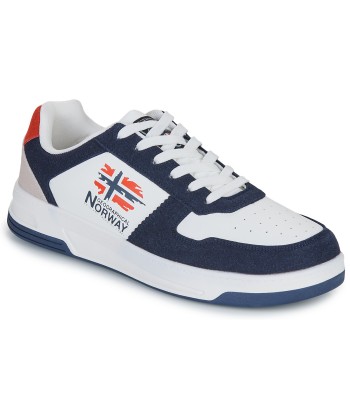 Baskets basses hommes Geographical Norway ORTY Blanc