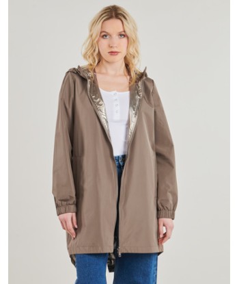 Parka femmes Only ONLFRY REV METALLIC Marron