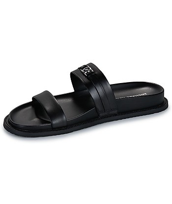 Sandales femmes MICHAEL Michael Kors MANDY FLAT SANDAL Noir