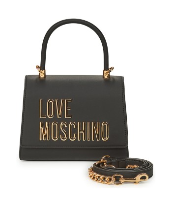Sac à main femmes Love Moschino LAMINATED BOLD LOVE Noir