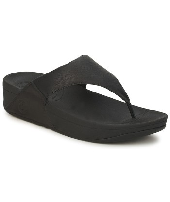 Tongs femmes FitFlop LULU LEATHER Noir