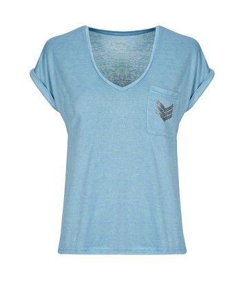 T-shirt femmes Les Petites Bombes DERNA Bleu