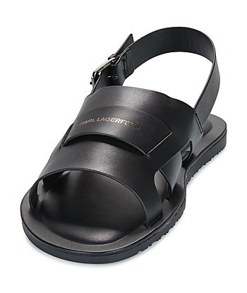 Sandales hommes Karl Lagerfeld KASTOR III Sling Sandal Noir