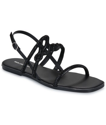 Sandales femmes Karl Lagerfeld OLYMPIA Karl Signia Slide Noir