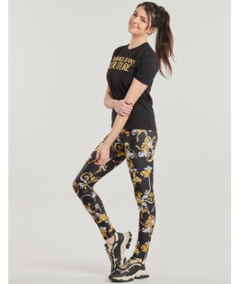 T-shirt femmes Versace Jeans Couture 78HAHT01 Noir