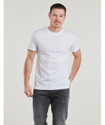 T-shirt hommes Versace Jeans Couture 78GAHT00 Blanc