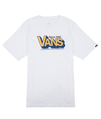 T-shirt enfant garcons Vans Checker Drop SS Blanc