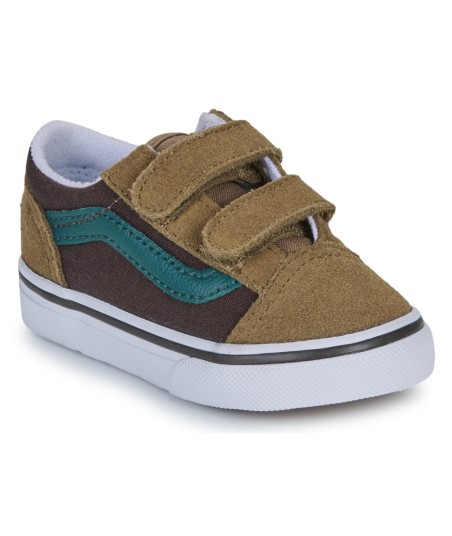 Baskets basses enfant garcons Vans Old Skool V Marron