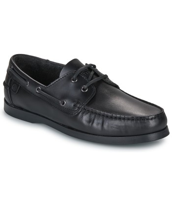 Chaussures bateau hommes Casual Attitude REVORO Noir