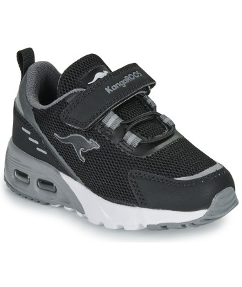 Baskets basses enfant garcons Kangaroos KX-Arg EV Noir