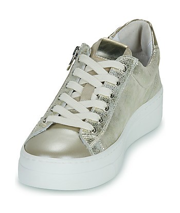 Baskets basses femmes NeroGiardini E513010D Doré