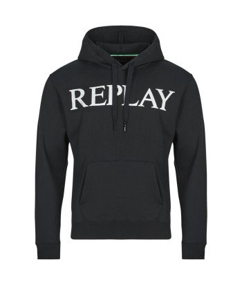Sweat-shirt hommes Replay SWEATSHIRT Noir