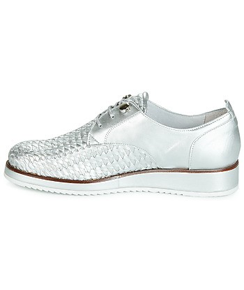 Derbies femmes Regard RIXIZA V2 TRES METALCRIS PLATA Argenté