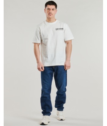 T-shirt hommes Only & Sons  ONSKASBAH Blanc