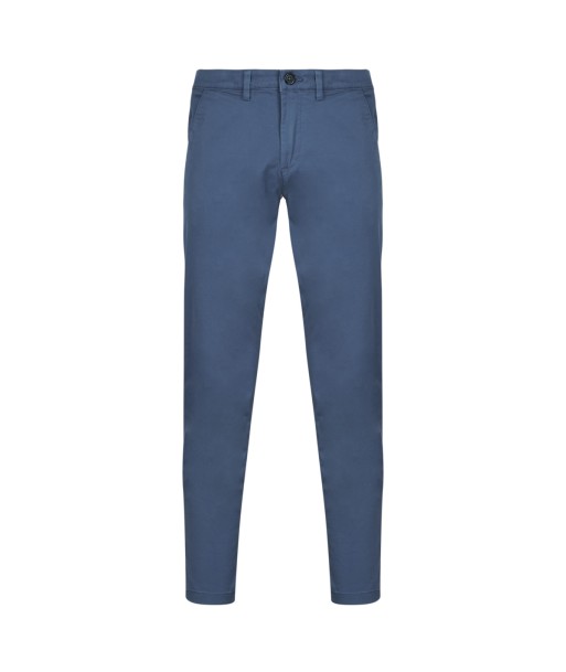 Chinots hommes Selected SLHSLIM-NEW MILES 175 FLEX CHINO Bleu