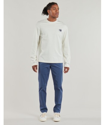 Chinots hommes Selected SLHSLIM-NEW MILES 175 FLEX CHINO Bleu