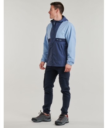 Blouson hommes Columbia SPIRE VALLEY HOODED WINDBREAKER Bleu