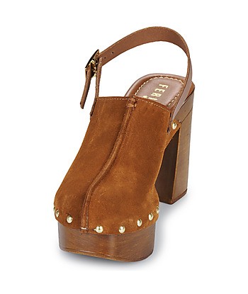 Sabots femmes Fericelli MACATA Marron