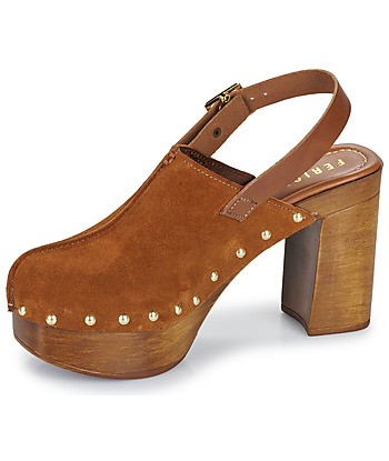 Sabots femmes Fericelli MACATA Marron
