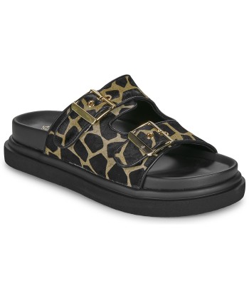 Mules femmes Exé Shoes HS53023-ZEBRA-BEIGE Noir