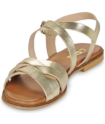 Sandales femmes So Size MARIETTA Doré