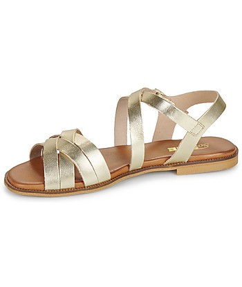 Sandales femmes So Size MARIETTA Doré