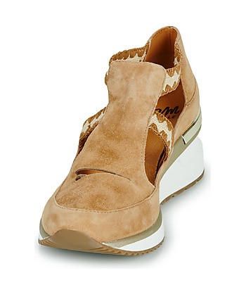 Baskets basses femmes Mam'Zelle VISU Marron