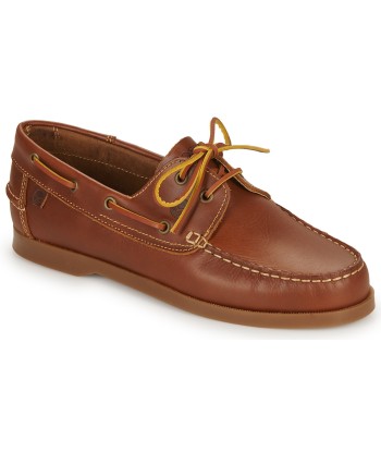 Chaussures bateau hommes Casual Attitude REVORO Marron