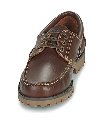 Chaussures bateau hommes Casual Attitude EVEROA Marron
