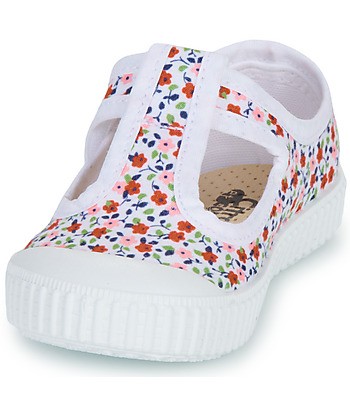 Ballerines enfant filles Citrouille et Compagnie ALUNA Blanc