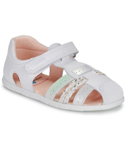 Sandales enfant filles Pablosky ZIG Blanc