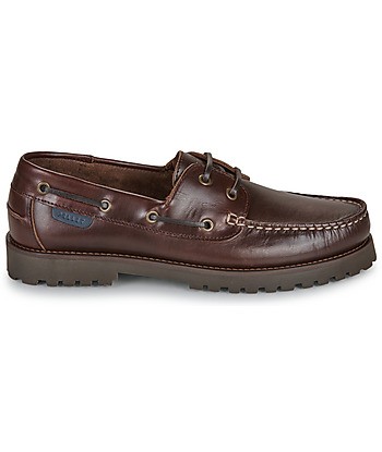 Chaussures bateau hommes Pellet OLIVIO Marron