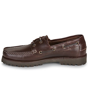 Chaussures bateau hommes Pellet OLIVIO Marron