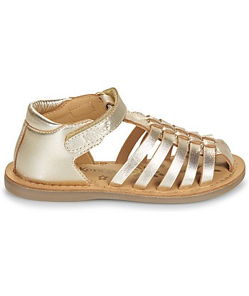 Sandales enfant filles Kickers KICK DILOLA Doré