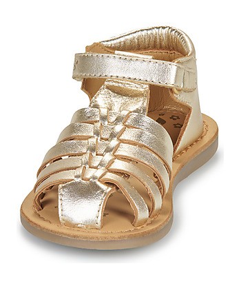 Sandales enfant filles Kickers KICK DILOLA Doré